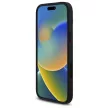 Guess GUHCP16SPSQSQSK iPhone 16 6.1" tok, fekete Quiled Metal Logo