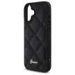 Guess GUHCP16SPSQSQSK iPhone 16 6.1" tok, fekete Quiled Metal Logo