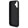 Guess GUHCP16SPSQSQSK iPhone 16 6.1" tok, fekete Quiled Metal Logo