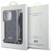 Guess GUHCP16LHC4SEK iPhone 16 Pro 6.3", tok, fekete Crossbody Cord 4G Print