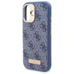 Guess GUHMP16SU4GPRB iPhone 16 6.1" tok, kék hardcase 4G Logo Plate MagSafe