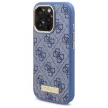 Guess GUHMP16LU4GPRB iPhone 16 Pro 6.3" tok, kék hardcase 4G Logo Plate MagSafe