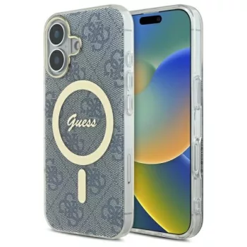   Guess GUHMP16SH4STB iPhone 16 6.1" tok, kék hardcase IML 4G MagSafe
