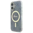 Guess GUHMP16SH4STB iPhone 16 6.1" tok, kék hardcase IML 4G MagSafe