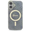 Guess GUHMP16SH4STB iPhone 16 6.1" tok, kék hardcase IML 4G MagSafe