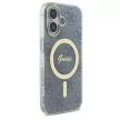 Guess GUHMP16SH4STB iPhone 16 6.1" tok, kék hardcase IML 4G MagSafe