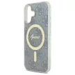 Guess GUHMP16SH4STB iPhone 16 6.1" tok, kék hardcase IML 4G MagSafe
