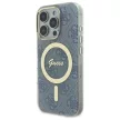 Guess GUHMP16LH4STB iPhone 16 Pro 6.3" tok, kék hardcase IML 4G MagSafe