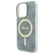 Guess GUHMP16LH4STB iPhone 16 Pro 6.3" tok, kék hardcase IML 4G MagSafe