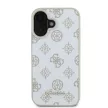 Guess GUHMP16SPGPYSH iPhone 16 6.1" tok, fehér hardcase Peony Script Logo MagSafe
