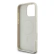 Guess GUHMP16LPGPYSH iPhone 16 Pro 6.3" tok, fehér hardcase Peony Script Logo MagSafe
