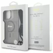 Guess GUHMP16LHCTSGNSK iPhone 16 Pro, 6.3" tok, fekete Crossbody Cord Script MagSafe