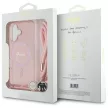 Guess GUHMP16SHCTSGNSP iPhone 16 6.1", tok, rózsaszín hardcase Crossbody Cord Script MagSafe