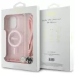 Guess GUHMP16LHCTSGNSP iPhone 16 Pro, 6.3" tok, rózsaszín hardcase Crossbody Cord Script MagSafe