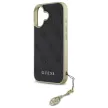 Guess GUHCP16SGF4GGR iPhone 16 6.1", tok, fekete 4G Charms Collection