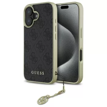   Guess GUHCP16MGF4GGR iPhone 16 Plus 6.7", tok, fekete 4G Charms Collection