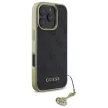 Guess GUHCP16LGF4GGR iPhone 16 Pro 6.3", tok, fekete 4G Charms Collection