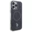 US Polo USHMP16LHOCLDPK iPhone 16 Pro 6.3" tok, fekete IML Ring MagSafe