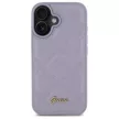 Guess GUHCP16SPSQSQSU iPhone 16 6.1" tok, lila hardcase Quiled Metal Logo