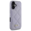 Guess GUHCP16SPSQSQSU iPhone 16 6.1" tok, lila hardcase Quiled Metal Logo