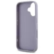Guess GUHCP16SPSQSQSU iPhone 16 6.1" tok, lila hardcase Quiled Metal Logo