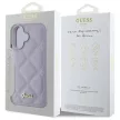 Guess GUHCP16SPSQSQSU iPhone 16 6.1" tok, lila hardcase Quiled Metal Logo