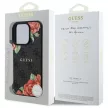 Guess GUHMP16XP4ROPEMCK iPhone 16 Pro Max 6.9" hardcase 4G Flowers Print MagSafe tok, fekete