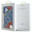 Guess GUHMP16SP4ROPEMCB iPhone 16 6.1" hardcase 4G Flowers Print MagSafe tok, kék