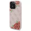 Guess GUHMP16LP4ROPEMCP iPhone 16 Pro 6.3" hardcase 4G Flowers Print MagSafe tok, rózsaszín