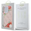Guess GUHMP16LP4ROPEMCP iPhone 16 Pro 6.3" hardcase 4G Flowers Print MagSafe tok, rózsaszín