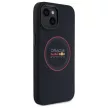 Red Bull RBHMP15S24PUILVR iPhone 15 6.1" Leather Case Red Ring MagSafe tok, sötétkék