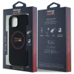 Red Bull RBHMP15S24PUILVR iPhone 15 6.1" Leather Case Red Ring MagSafe tok, sötétkék