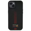 Red Bull RBHMP15S24CFGSMK iPhone 15 6.1" Carbon Fiber Power Bar MagSafe tok, fekete