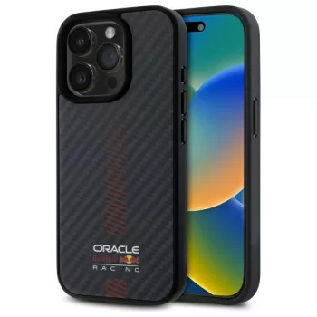   Red Bull RBHMP15X24CFGSMK iPhone 15 Pro Max 6.7" Carbon Fiber Power Bar MagSafe tok, fekete