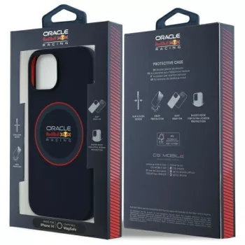   Red Bull IPHONE 14 MagSafe RBHMP14S24SIILVR (Silicone tok, Red Ring) , sötétkék