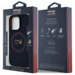 Red Bull RBHMP14L24SIILVR iPhone 14 Pro 6.1" hardcase tok, sötétkék Silicone tok, Red Ring MagSafe