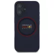 Red Bull IPHONE 16 MagSafe RBHMP16S24SIILVR Silicone Ring tok, sötétkék