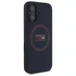 Red Bull IPHONE 16 MagSafe RBHMP16S24SIILVR Silicone Ring tok, sötétkék