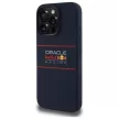 Red Bull IPHONE 15 Pro compatible MagSafe RBHMP15L24SIHSRV (Silicone Horizontal Center Red Logo) tok, sötétkék
