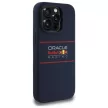 Red Bull IPHONE 15 Pro compatible MagSafe RBHMP15L24SIHSRV (Silicone Horizontal Center Red Logo) tok, sötétkék