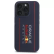 Red Bull IPHONE 15 Pro MagSafe RBHMP15L24SIOLRV (Silicone Oversize Vertical Logo) tok, sötétkék