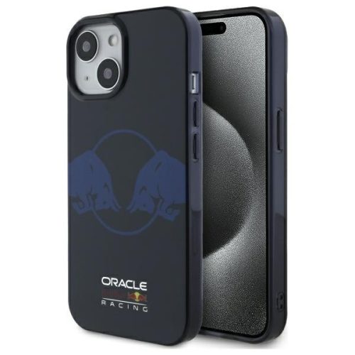 Red Bull RBHMP15S24HIDBV iPhone 15 6.1" IML Two Bulls MagSafe tok, sötétkék