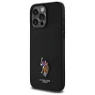 US Polo USHCP15XPEMK iPhone 15 Pro Max 6,7" tok, fekete Embroidetok, piros DH Color