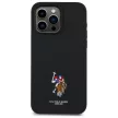 US Polo USHCP15XPEMK iPhone 15 Pro Max 6,7" tok, fekete Embroidetok, piros DH Color