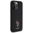 US Polo USHCP15XPEMK iPhone 15 Pro Max 6,7" tok, fekete Embroidetok, piros DH Color