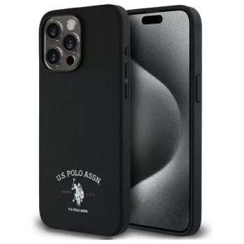   US Polo USHCP15XPARK iPhone 15 Pro Max 6,7" tok, fekete Printed DH Logo