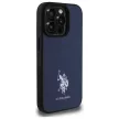 US Polo USHCP15XPGEV iPhone 15 Pro Max 6,7" tok, sötétkék Leather Embroidetok, piros DH Color