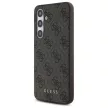 Guess GUHCS24FEG4GFBR Samsung Galaxy S24 FE hardcase 4G Metal tok, arany Logo tok, barna