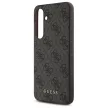 Guess GUHCS24FEG4GFBR Samsung Galaxy S24 FE hardcase 4G Metal tok, arany Logo tok, barna
