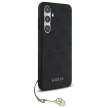 Guess GUHCS24FEGF4GGR Samsung Galaxy S24 FE hardcase 4G Charms Collection tok, szürke
